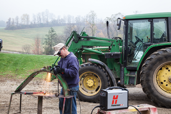 powermax 30 air aan het werk